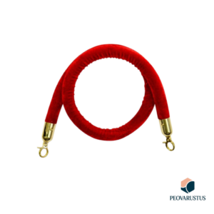 Piirdeköis samet punane kuldne